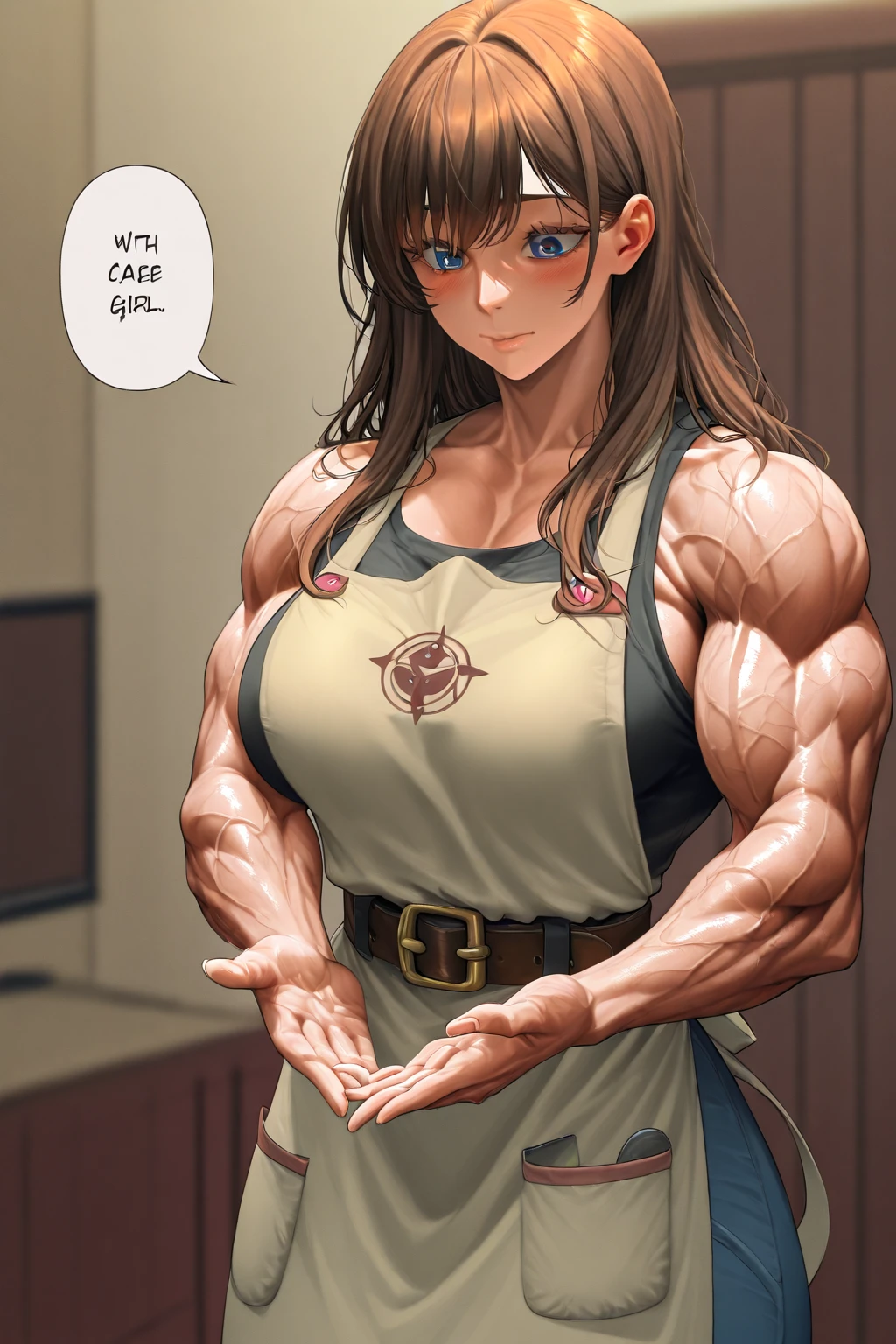 , (muscular female:1.3),broken glass , ( ,torn clothes), lab coat
masterpiece, best quality, extremely detailed face, perfect lighting, extremely detailed CG,,laboratory
