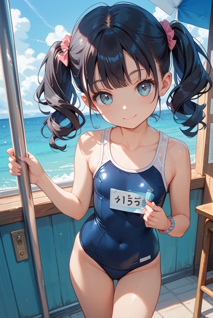 (best quality, masterpiece, ultra high-resolution, ultra-detailed: 1.2),((Girl entangled in fishing net and dragged by trawler)),
,wearing school swimsuit,panic,Great tears,BREAK,(MIA:16yo,detailed face,(darkblue hair-color,wavy-short hair),parallel eyebrows),