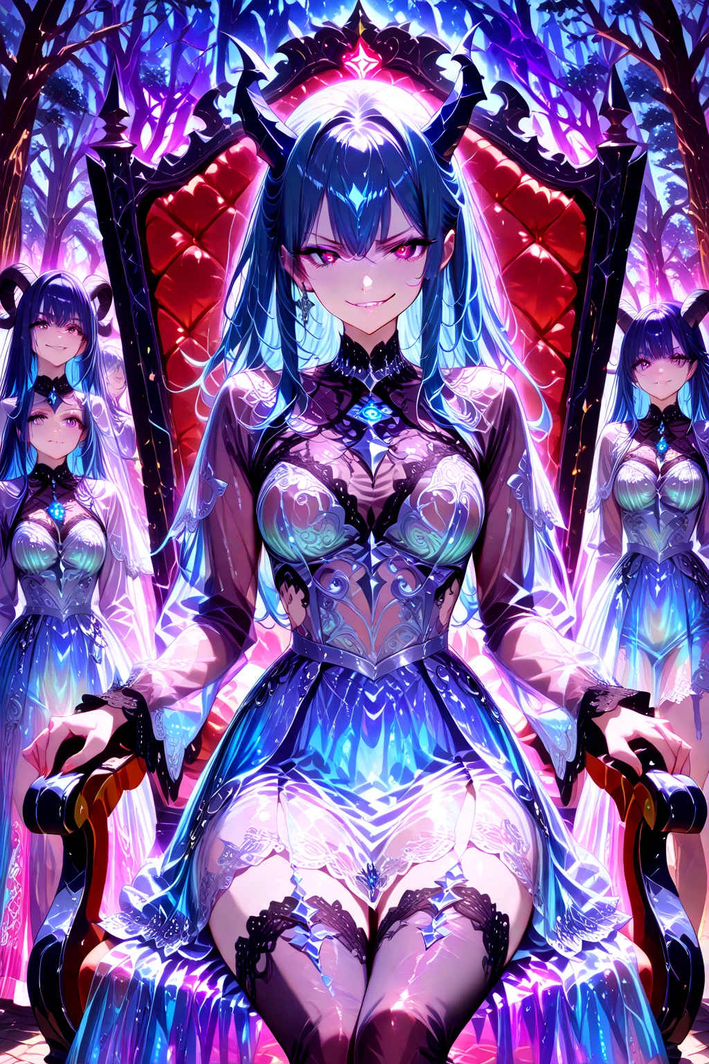 sketch (Character design sheet, same characters, whole body, Three-View, front, ~ ~ ~ ~ side, return),(Very bright:1.1), Sunset background, [1 Girl:7], (Tilt your head:1.2), ([sketch|watercolor \(Moderate\)]:1.15),Chaotic Abstractionな背景, Vector Trace, グラデーションブレンディング and whole body, Artistic elements add depth to the work. The overall atmosphere is creepy and nightmarish...., With a unique artistic touch. This movie is、The dark and crazy world of horror movies depicted in HD., Evoke visual stimuli and aesthetic sense, that will terrify and excite the audience....,watercolor画, （Lightless, Eyes without highlights, evil eye, An ugly person with white eyes, that&#39;Red eyeliner）,whole body絵, Wearing a maid outfit （Gradient braided hair, (Light purple hair), (Ink blotches:1.1), (pale:1.2),(Light purple:1.2),(Light green:1.2)　Adult features,expensive, Wearing black tights,Green Eyes, The skin is hidden　and maid, The background is a dark and desolate landscape, Horror movie atmosphere. Her figure is very beautiful, Emphasizing the dark and crazy elements. Skillfully expressing the effects of light and shadow, detailed, The face and expression of the black costume are also carefully drawn....,sketch (Character design sheet, same characters, whole body, Three-View, front, ~ ~ ~ ~ side, return) 1 female, Nervous,Cowboy Shot,,(Very bright:1.1), White Background, [1 Girl:7], (Tilt your head:1.2), ([sketch|watercolor \(Moderate\)]:1.15),Chaotic Abstraction