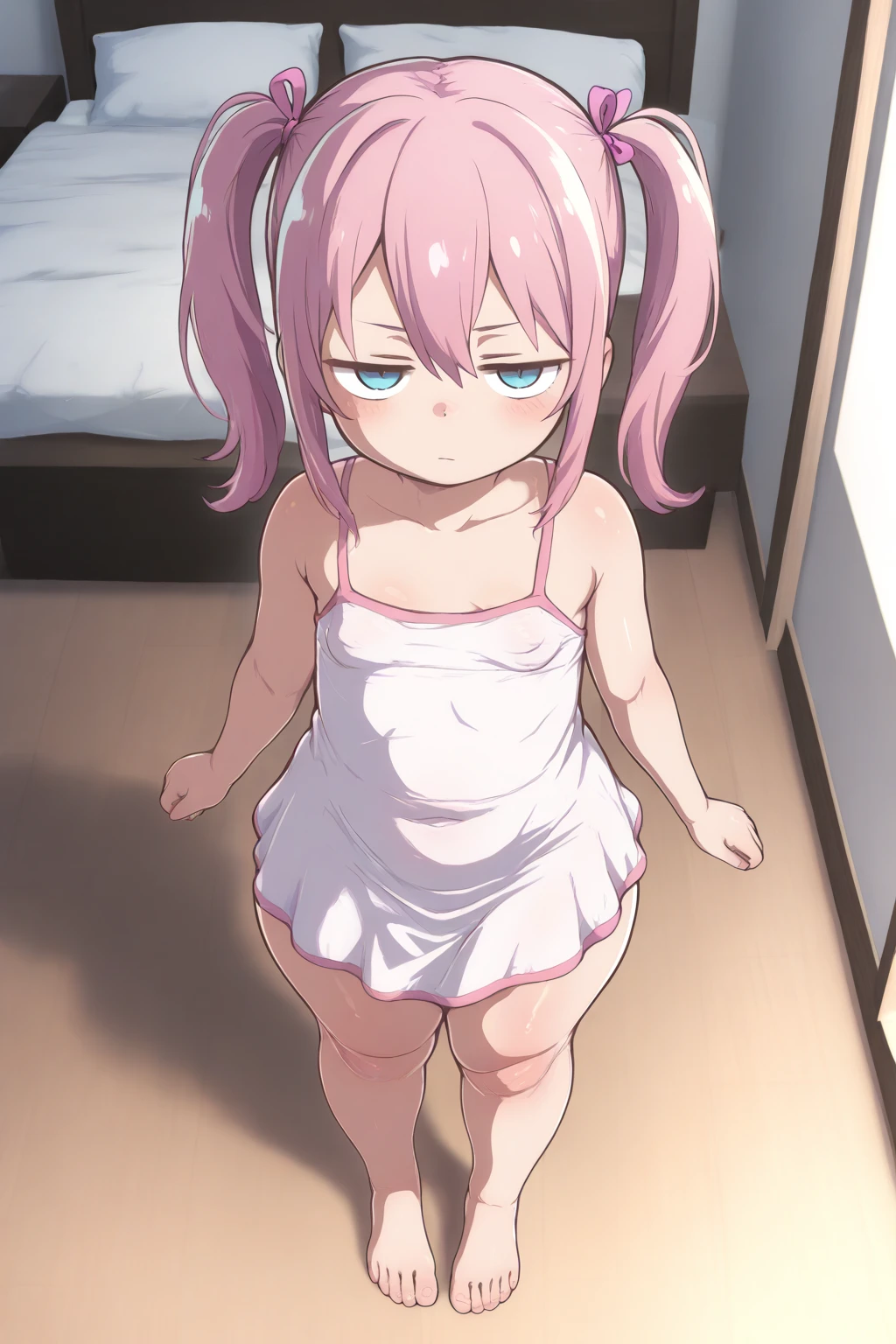 Anime. 1 girl. Cutie. . . Baby. Slave. Ssbbw. Clumsy slave. Silver pink hair. Long hair. Rainbow eyes. Beautiful eyes. Perfect eyes. Expressive eyes. Ideal face. Thick body. Thick long legs. Beautiful nose. 12 years old. Small breasts. Flat chest. Slave collar. Shackles. Chains. Slave tunic. Dirty tunic. Torn tunic. Diaper. She wears a diaper. Dirty diaper. Standing. Slave market. Beautiful character design. Shiny skin. Barefoot. Cold. Runny nose. Nasal mucus. Snot. Wants to sneeze. She needs to sneeze. Strong, desperate desire to sneeze. She sneezes. She sneezes, covering her nose with her hands. Handkerchief. Blows his nose. Legs together and feet apart. Strong, desperate urge to go to the toilet. Severe abdominal pain. Hand on crotch. He squeezes his ?????? tightly. Rubs the crotch. The girl can't stand straight. Urinary incontinence. Wants to go to the toilet. I need to pee. A strong, desperate urge to pee. She peed herself. She peed herself in the middle of the slave market. Diarrhea. Wants to poop. I need to poop. A strong, desperate urge to poop. Oka poops. She pooped. She craps herself. She shit herself in the middle of the slave market. Middle Ages. Fantasy. City. Street. Slave market. Snot flows from the nose. She is sold on the slave market. Whole body. NSF. ????. Official art. Extremely detailed CG Unity 8k wallpaper. Ideal lighting. Ultra high resolution 4K. Super detailed 8K. A high resolution.