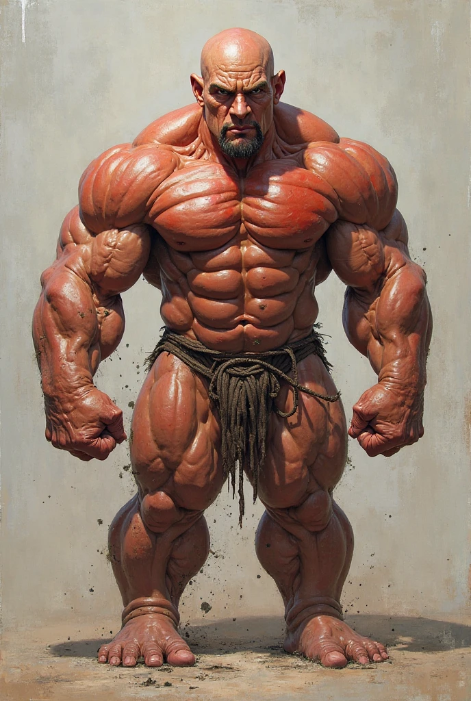 Strong guy with big biceps and big ????
