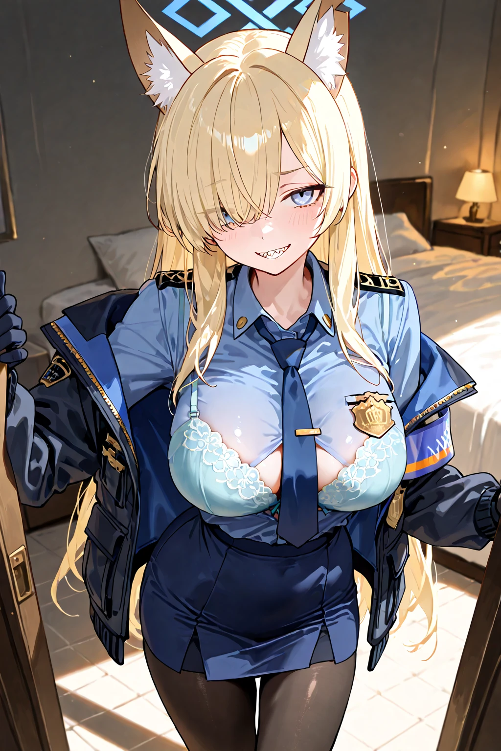 1 girl and 1 boy , boy put his  into girl's , girl , girl  out, girl drooling, can see girl's  , girl show , girl sitting on boy's body, girl , black stockings, There's  dripping from her body, no , no bra, no panties, red lips, eye shadow, middle , (), (()), (split),  face, full blush, clear blush, (highres:1.2), ultra detailed, detailed face, detailed eyes, ((masterpiece)),(best quality),((very detailed)), ((cinematic lighting)), (dynamic angle), detailed lighting, (beautiful and delicate eyes), sweaty body, Mature and excited body, vibrant, Delicate and beautiful fingers, Detailed beautiful legs, windy, belly, (gold earrings, lifted skirts, gloves, black stockings), looking at viewer, (night city view), Highest Quality, Super Detail, Ultra-realistic body, Shiny skin, Glossy detailed hair texture, ((Glamorous , blonde hair, ponytail, bright blue eyes, hair ornament, navy military uniform, white gloves, epaulettes, belt, pleated skirt, black skirt, thigh boots, short skirt, smile, Lots of colors，Best quality，movie light effect，4K，light and shade contrast，big , pink , Colossal ))