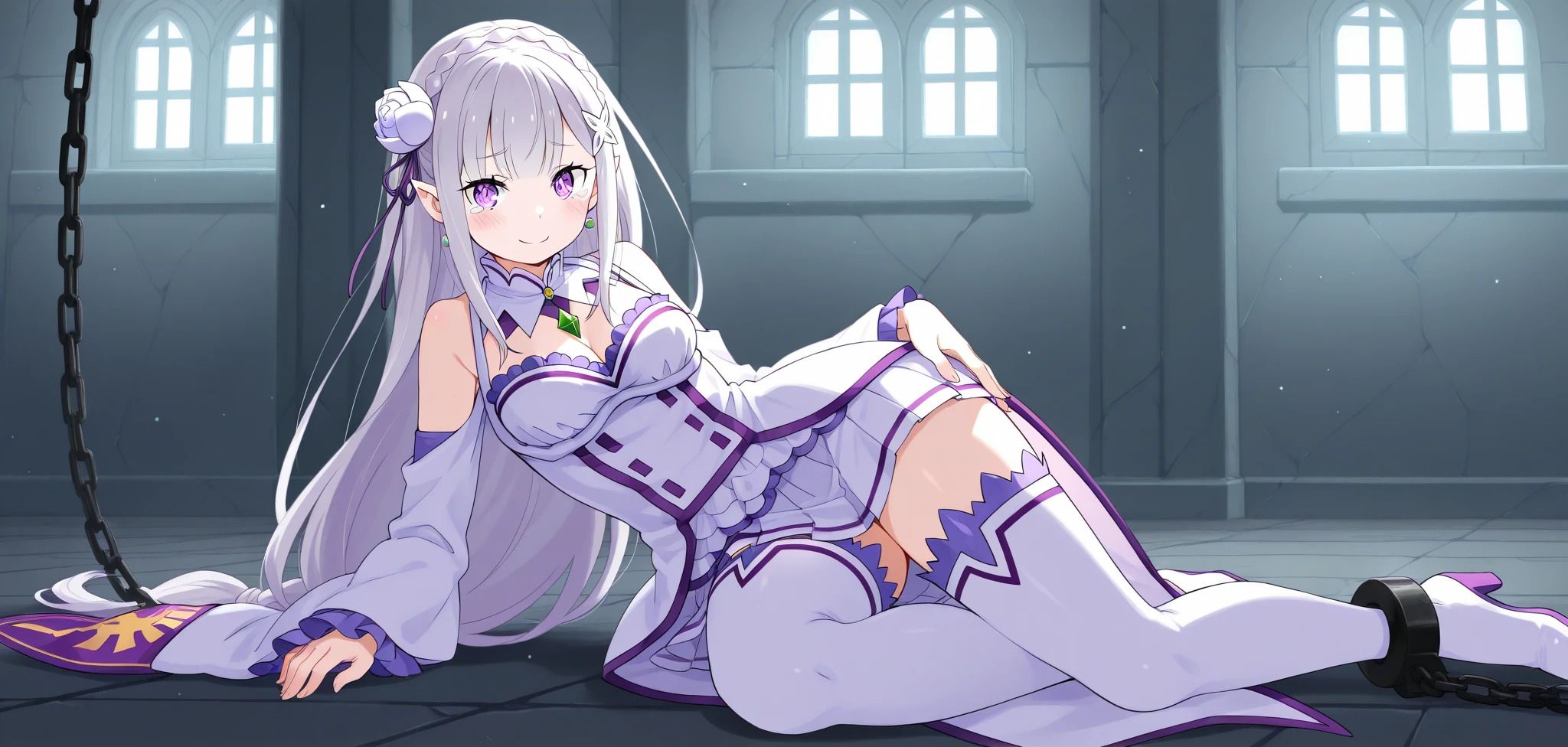 Browsing Caution,white hair,((Very small boobs)),Flat chest,,(((steam around pussy))),(clitoris, urethra, close-up crotch, crotch focus,crotch grab),(((spread legs, showing pussy))), ((open vagina)),(witch),(sweat),very long hair,((open mouse,smile)),(half closed eyes),wet,((pubic hair,hairy)),ruins,love juice
