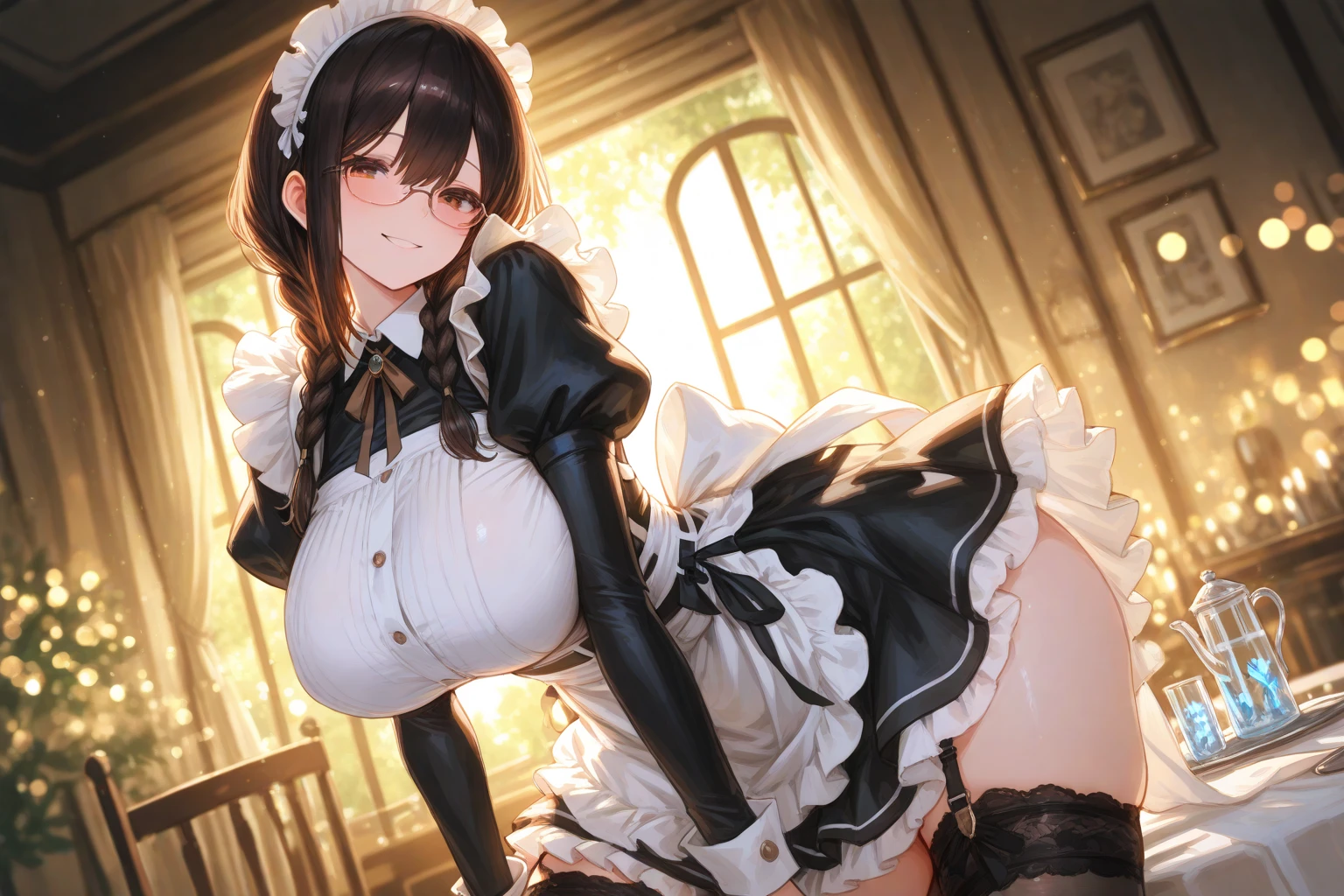 pieces fly、masterpiece、highest quality、Super detailed、High resolution、High resolution、8K portrait、Unity 8k壁紙のHigh resolutionCG、unity 8k wallpaper、cute type little:1.5、:1.5、Highly detailed CG unity 8k wallpaper、realistic、real person、cute type little、 portrait photography、shiny skin、High resolution、(16 years old:1.2)、(1 girl)、beautiful clear eyes、very detailed explanation、delicate face、nice lips、slender body、Same with big breasts thin waist、thin legs、(coffee shop:1.6)、1 girl, cute type, perfect face, seriously, (blush:1.5),((There are a lot of people nearby:1.4))Same with big breasts,((Maid clothes:1.2)),(((clothing lift:1.5))), (((I have nipples))), Detailed description vagina,show vagina,spread legs,spread ,((cum in vaginas:1.4))、(:1.2)