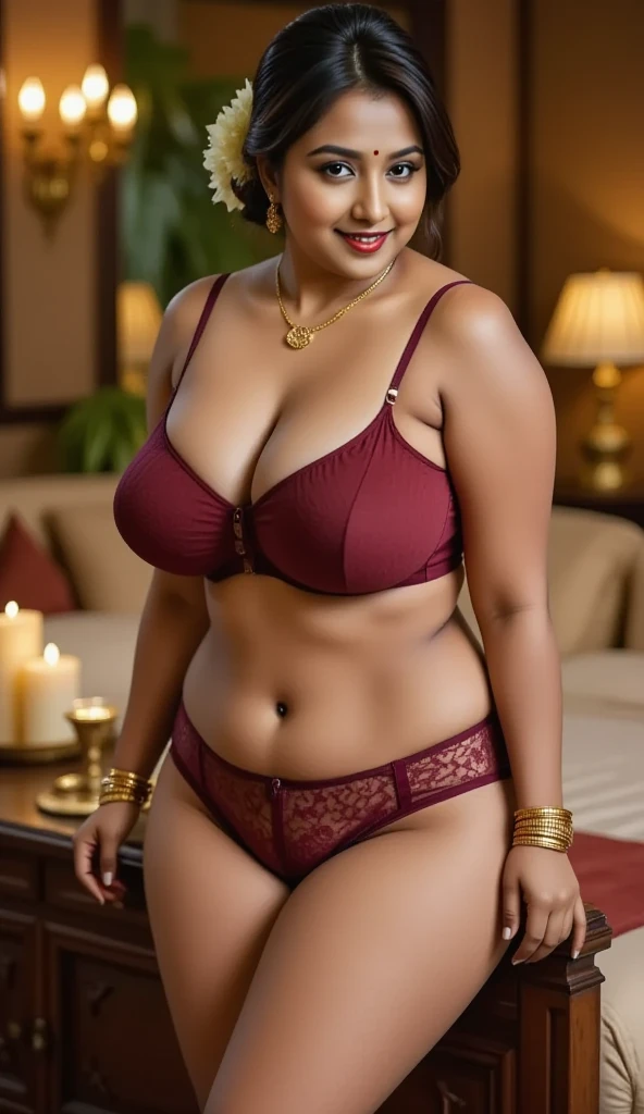 20yo  in first night in bead kissing my husband sexy photo first night in bead kissing first night First night in bead kissing of marriage, sexy photo Suhaag Raat with my husband masterpiece, (photorealistic:1.4), best quality, beautiful first night in bead kissing my husband,Eleanor Woman 20yo Old Big Breasts, Plus Size Model lipstick Bun lHair Bun Hair Hair Lifts Skirt Up Raised bikini, wearing Sexy bikini plus size. First night in bead kissing of marriage, Suhaag Raat with my husband sexy photo