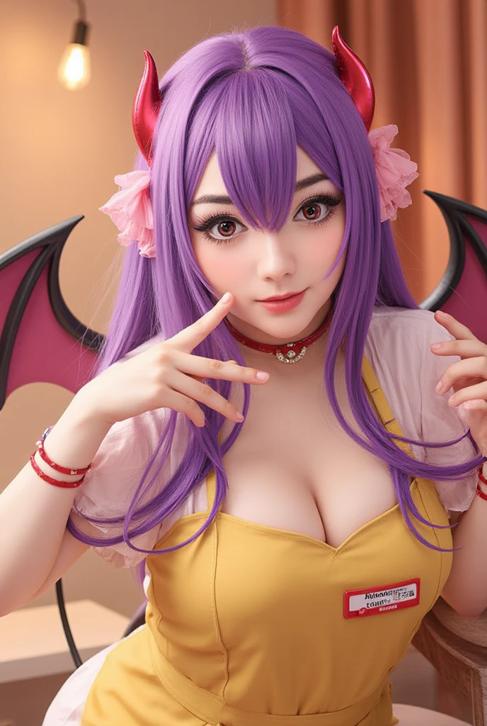 ,13 years old, junior high school girl, (huge breasts:1.4)、(Neon Purple Theme:1.2), masterpiece, highest quality, 4K, (Realistic), Bokeh, Awareness-raising,(1 perfect portrait of a girl), (A fascinating eye for perfect detail:1.2), Colorful Hair, (Gradient Hair), (Neon purple soft hair:1.6), (Cat ear:1.2), Fantasy Background, (Exposed bare shoulders), (Long-term alienation sleeve), (Lean forward slightly), Tilt your head, (Cinema Lighting:1.2), Larger clothes, (Seductive pose:1.4), (Neon Purple Background:1.6), beautiful purple eyes, close,