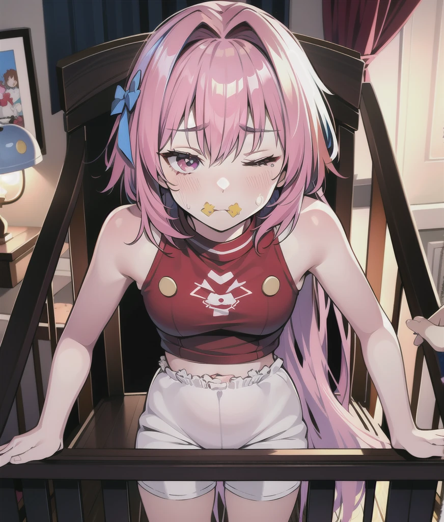 absolute resolution, super high quality, Super detailed, official art, masterpiece, Masterpiece Break One、女の赤ちゃん2people:1.85、3year old child2people:1.85、on a fluffy futon:1.85、M-shaped spread legs:1.85、baby clothes:1.85、Enlarged photo from the front、Cute Kids Room:1.85、((baby face:1.85、baby face:1.85、baby face:1.85、かわいいbaby clothes:1.85、3year old child2people:1.85、Ultra short height:1.85、Super young:1.85、vagina:1.85、Ultra-flat chest:1.85、baby face:1.85、baby face:1.85、baby face:1.85、Ultra-flat chestのshow nipples:1.85、please open your mouth wide:1.85))、超小さくてSuper young:1.85、baby face:1.85、open one'chest of,Ultra-flat chest:1.85、Ultra-flat chestのshow nipples:1.85,show nipples:1.85、A painful look、crying face、blush、my eyes are full of tears, please please open your mouth wide:1.85,((vagina内に挿入された巨大なペニス:1.85、semen:1.85)),vagina 、On the crib:1.85,open one'chest of,Ultra-flat chest,Ultra-flat chestのshow nipples:1.85、(pink hair、short bob、Pigtails、beautiful pussy、Cute Kids Room、trembling:1.2)