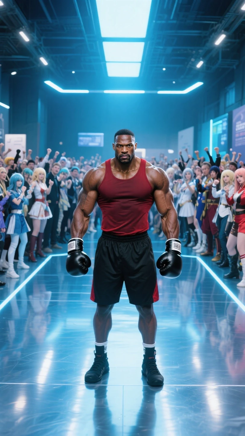 Roblox game thumbnail image about strength