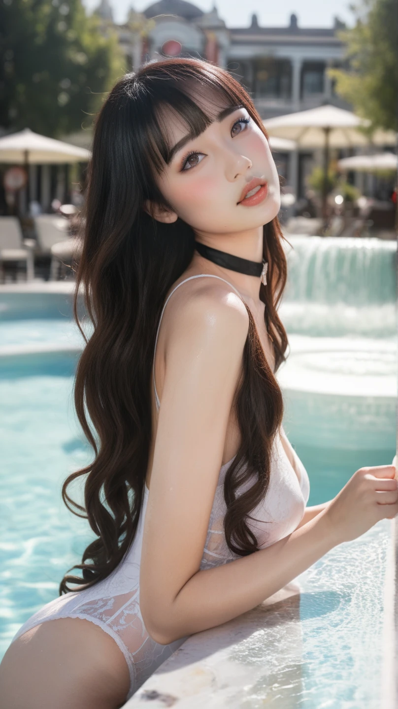 1Mature (Rose) (Rose) (Rose) (Rose) (Rose), (2 males, 1.2 men), pretty girls, famous Japan idol, adorable, NSFW,, 、、、、、、、、 sexy, hetero、、、、、、、、、、、,,,,,,,,,,,,, topless,,,,,,,,,,,,,,,,,,,, ,,, very detailed, (large: 1.4), cleavage, , realistic body, petite, light skin, shiny skin, slender figure, good body shape, black hair, (twin tails: 1.2), (wavy hair: 1.2), (bangs: 1.2), smile、、、、、、、、、、、, naked, cute, young、、、、、、、、、、、, cute face, pretty face, bare face, makeup,,,,,,,,,,,, powder blush, beautiful detailed eyes, drooping eyes, round eyes(Beautiful Big Eyes: 1.2), Big Black Eyes, Beautiful Clear Eyes, Eye Makeup, Eye Shadow, Double Eyelids, Tear Bag, (White Thong: 1.2), Choker, Earrings, Jewelry, (Hair Ribbon: 1.2), Watch Viewer, Cowboy Shot, Orientation, Dynamic Pose, Standing, Front View, Night City, Cafe, Coffee Shop, Bar, protruding areola, backwards, buttocks, laces, babe