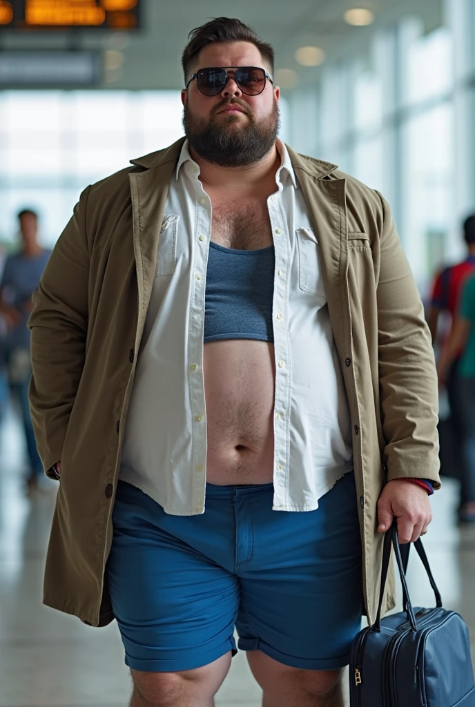 Tom Holland, Giant Belly, Big Bulge, Bursting out of jacket, black jeans, volumetric lighting, athletic, best quality, masterpiece, intricate details, tonemapping, sharp focus, hyper detailed, trending on Artstation, looking at viewer, realistic, Morbidly Obese, thick thighs, Chubby cheeks, thick arms, Wide waist, Big Butt, Small Shirt, Gigantic belly, Growing belly, big chest, wide legs, Huge penis.
