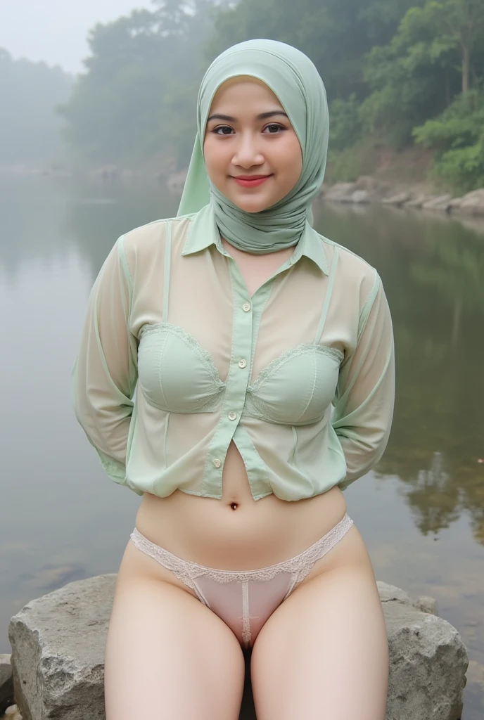 (((spreading legs))), ((SARAH BANKS)), G-STRING & THONG, (from behind out) seductive pose, ((Flat Chest:1.2)), (Happy smile), (((HIJAB MALAY GIRL))), masutepiece, High quality, UHD 32K, Realistic face, Realistic skin feeling , A Japanese Lady, 58 years old matured lady, , Very cute and baby-like face, (((FLAT CHEST))), (Night time at forest), ((look In front at the camera and SADNESS)), (((GREEN FLUORESCENT & GREEN FLUORESCENT))), (((CUTE GIRL))), ((YELLOW FLUORESCENT LIPS)), ((Floral Pattern)) little ((wearing pastel lace strapless bra)), dark night background , black forest night, horror scary place,