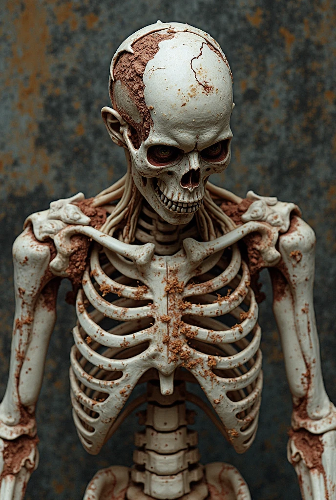 Fine matte painting, skeleton dark angel big wings haunted castle on drawing table full of knives, horror, spookiness, scary, secret horror, tentacles, vines, eyes, uncanny valley effect teeth, limbs, animals, blood moon
