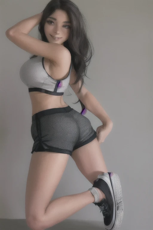 LAHO Beauty。Very sexy、Office lady with strong sexual desires。35 year old office lady、Spread-legged pose。I love sex、Sexy pose with mouth half open。The beauty of a suit、Cool beauty with big breasts that bulge out of her undershirt、career woman、Japanese Beauty。The button on her chest is about to come off、ulzzang-6500-1.1（RAW Photos：1.2）。
(Photorealistic)、(Genuine:1.4)、(Peace Fly)。A calm-looking woman wearing a checked vest。
Large Bust Body Type。Miniskirt with exposed thighs。The legs are plump。(Ultra-realistic white Nike socks、The NIKE logo is visible:Bold pose showing white panties、White panties have stains:1.2)。Japanese Goddess、Wearing black high heels、Sexy gaze in white socks。((Full Body Shot:1.16))。Highlighted with knee-length socks featuring the Nike logo。Black Nike logo on socks。Wearing black high heels、常にBlack Nike logo on socksが1つ見えます。
Two pairs of perfect stinky feet、Beautiful hands and feet、Changing in the locker room、Ultra-realistic skin texture、Shiny skin。
Trying to make me sniff her stinky socks