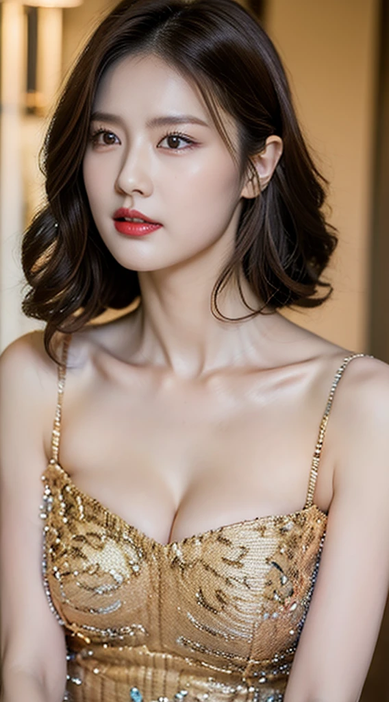 (8K、RAW photography、Highest quality、masterpiece:1.2)、(Realistic、Photorealistic:1.37)、Ultra-high resolution、One Girl、cute、solo, Browsing Caution,Highest quality,masterpiece,8K,Droopy eyes,Big Breasts,Beautiful breasts, On the bed, Model Shooting Locations, Sexy pose, Bare Chest, Face overflowing with white liquid,Highly detailed face, Highly detailed lips, Fine grain, double eyelid, Exquisite detail and subtle sparkle, Photograph her in poses that reflect both grace and confidence, Enhance visual effects with cinema lighting. Use modern 2D design for the background, Create beautiful, balanced compositions. Enhance the scene with elements such as depth of field, bloom effect, And a touch of sparkle, Add a dreamy texture to the overall image. Pay close attention to detail