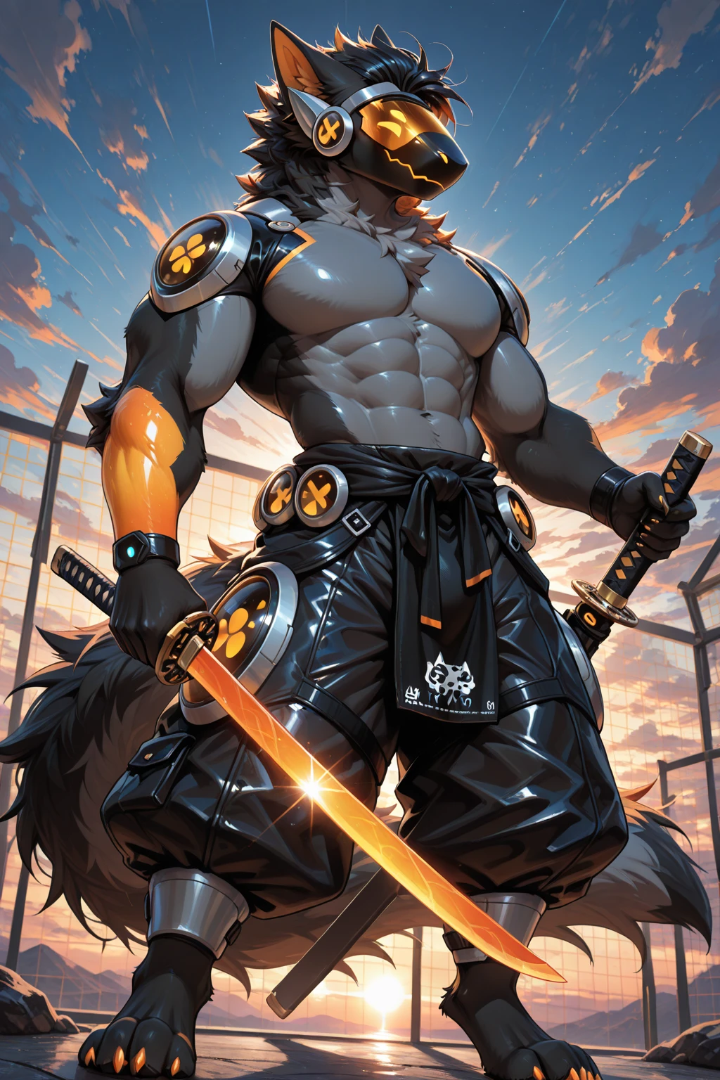 hi-res, good graphics, great anatomy, anatomically correct, digital art, detailed body. Male, brutally transforms: anthro wolf, Thick fur, Clothing: Torn and burnt clothes. (artists: chunie, xnirox, Todex, T_Y_stars).