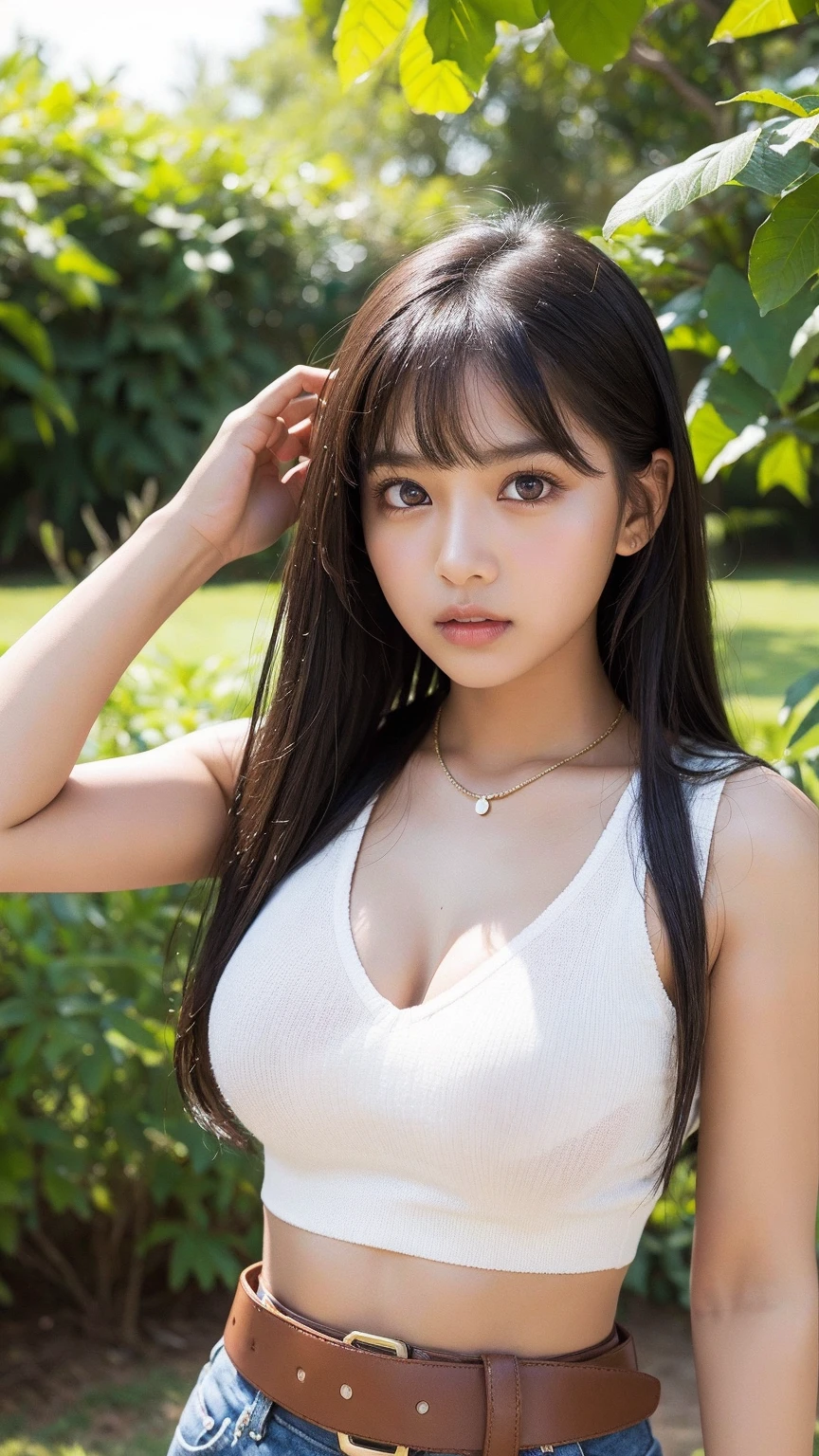 (((unity 32k wallpaper,Raw photo,At 32K、Super highest resolution、Super best image quality、super highest quality、32K resolution、photorealistic1.5、Sharpest image quality、clear image、マスターmasterpiece、People photography:1.photorealistic, masterpiece: 1.hotorealistic、sharp focus、high definition,An illustration、Super fine、Fine、perfect dynamic composition、))),受賞歴のあるAn illustration、(intricate details: 1.2)、(Delicate details)、(cinematic light、bloom、sunshine、ray tracing、detailed shadows)、clear lines、sharp focus、official art、incredibly absurd、huge file size、Super detailed、very detailed、very delicate and beautiful、RAW photo、light shines on your face、Depth of bounds written、solo focus、(Wind:1.1)、1 girl、smile、(Standing position:1.2)、(big breasts、cleavage)、see the beholder、(detailed face、beautiful eyes、beautiful detailed lips、long eyelashes、realistic skin、white skin、delicate skin texture、long hair)、((nude) 、nsfw、small earrings、pendant))、((null、grassland、sea of flowers))、pureerosface_v1、ulzzang-6500-v1.1