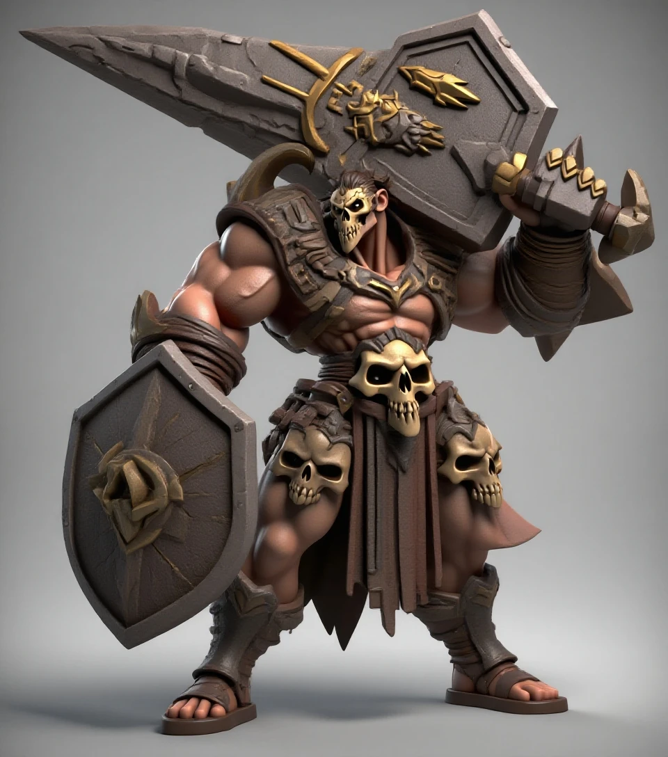 Sand sculpture style, The three-headed, eight-armed god of war wields six sharp weapons,Weave your way through the battlefield,Unrivaled Strength,Overwhelm the enemy,Strong sense of déjà vu。