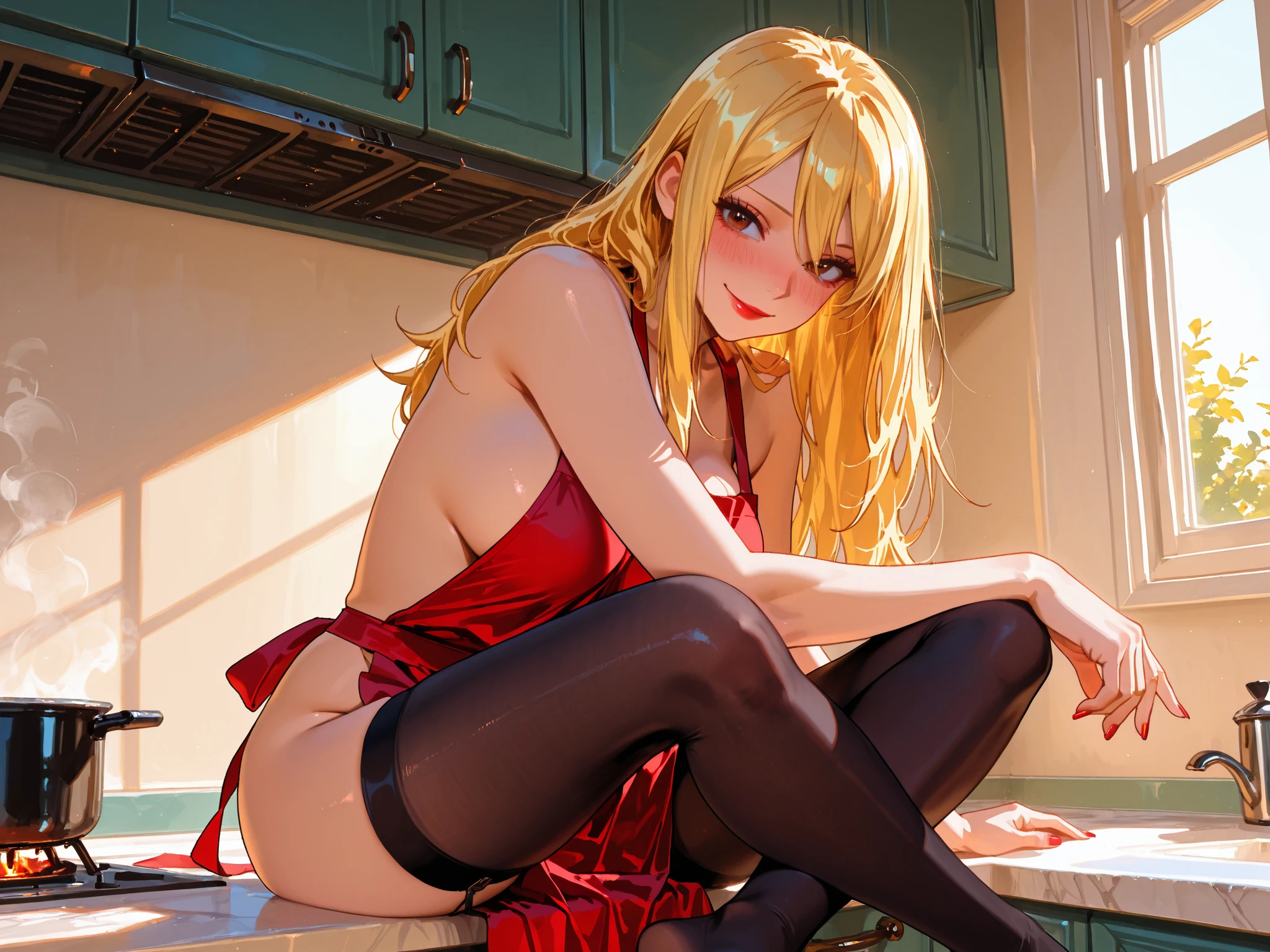 Meisterwerk, best quality, 女の子1人, Kisara, nackter Bademantel, schulterfrei, Split blonde anime tora dora taiga top quality、extremelydelicateandbeautiful、((A girlis)、11 Jahre alt, best qulaity, HD, , Smile Hot --auto
