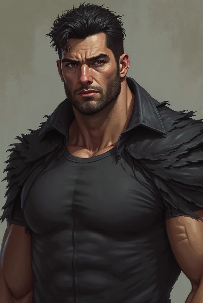 handsome,Handsome,white bear,musculature,Orc symbaroum