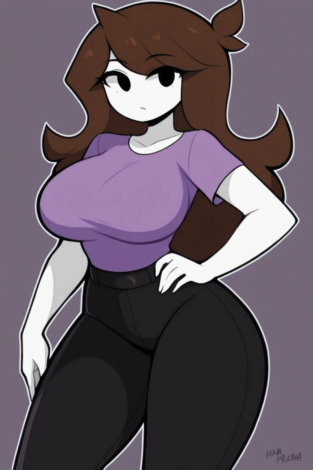 (masterpiece, highest quality:1.3), ultra-detailed,
contrapposts, full body, 1 girl, alone, simple background, contrappost, ((Front view)), looking at viewer,
twin tails, brown hair,
huge ass, wide hips, thick thighs,
Completely naked, sagging gigantic breasts, Huge areola, Huge nipples, supporting character