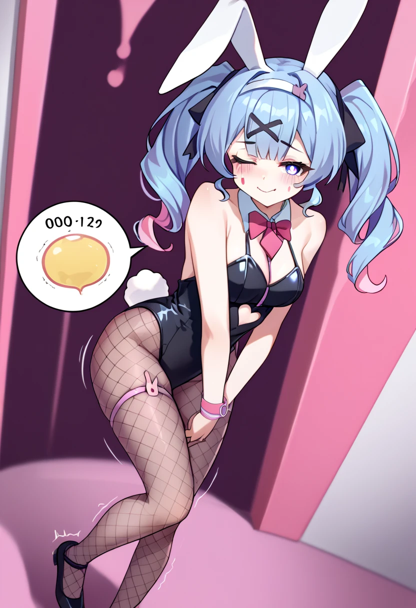 Large of breast,Sexy bunny,Fork the legs，a picture，lying down