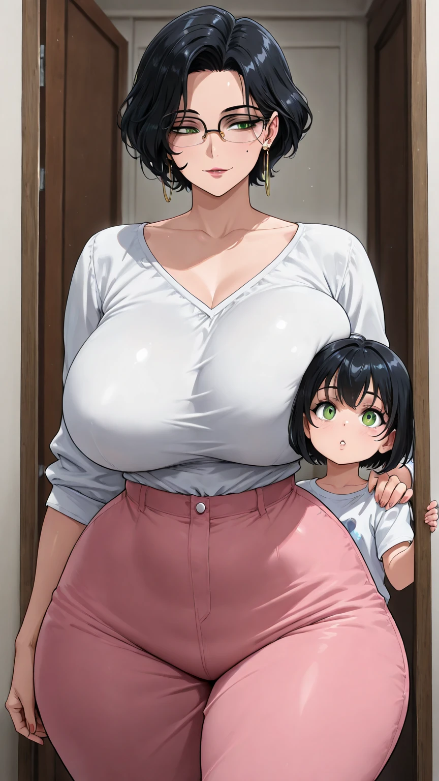 (Breast pick up:1),(NSFW:1.3),high-level image quality、masutepiece、4K,8K,Official art、((1boy)),(((nursing))),(((breast sucking:1.2))),(lap pillow:1.3),torino_kazami,(maturefemale),(Huge breasts:1.4),green shirt,blue jeans,shirt lift,Plump,kneeling,(lactation:1.4),grin、Opening Mouth、perspiring