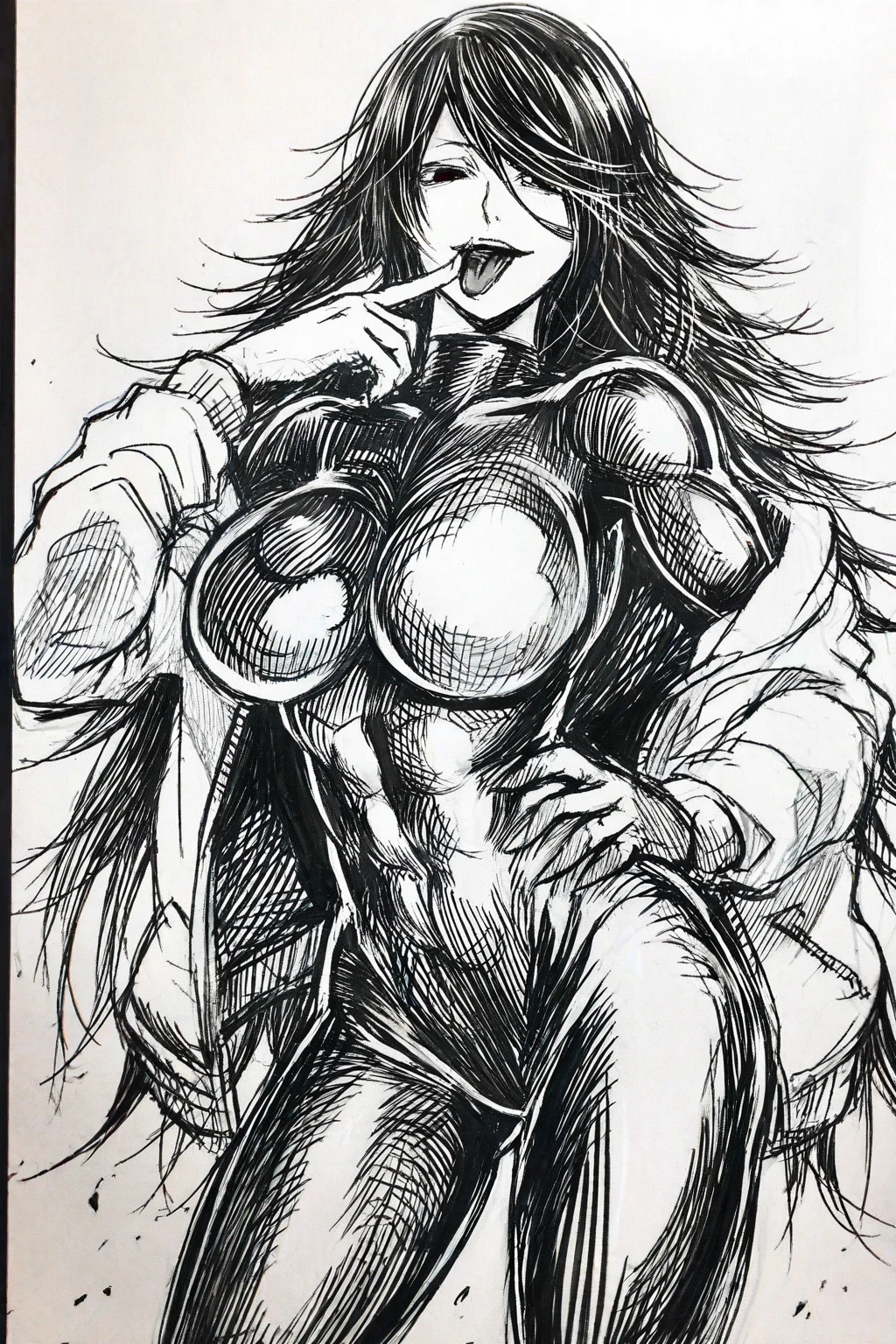 (comic art style), ink on paper, character turnaround sheet, medusa, gorgon, snakefolk, woman snake hybrid, lower body snake tail. full body portrait, masterpiece, craftsmanship nuance, color pieces, sketchbook, hand drawn, dark, gritty, realistic sketch, rough sketch, mix of dark bold lines and loose lines, bold lines, on paper, twisted character sheet, comics of the 1990's, harsh ink lines, expressive ink techniques, distinctive line work, precise harsh strokes, dynamic expressive linework)