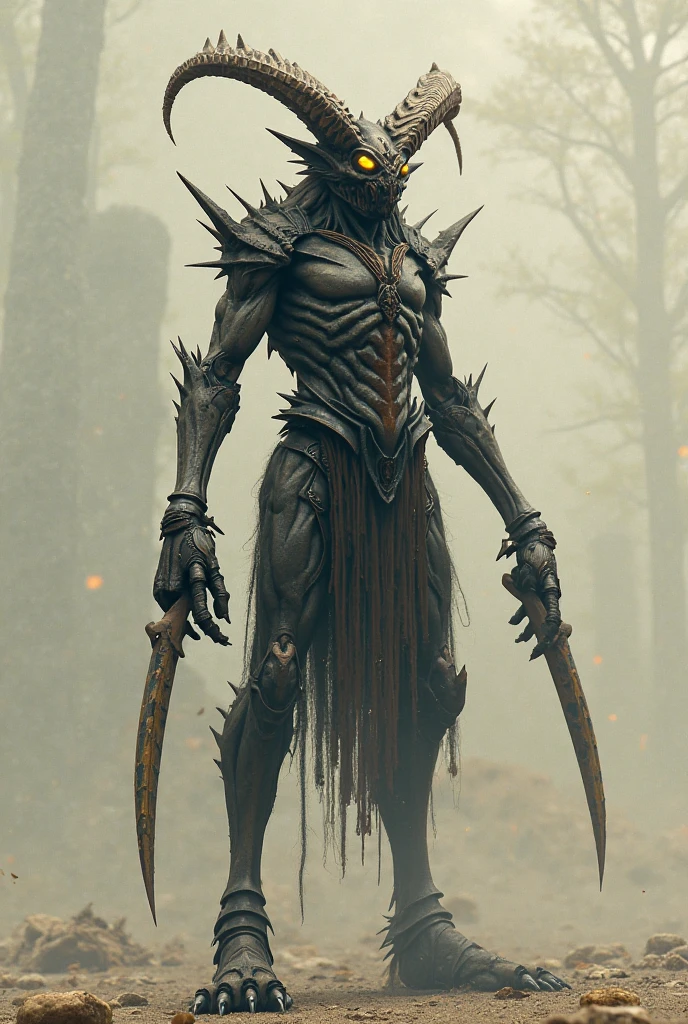<lora:RPGLeraie:0.8> leraie Mysterious figure in a cape with glowing eyes and pointy ears, holding an arrow, with a blurry background. realistic:1.1, depth of field, atmospheric effects