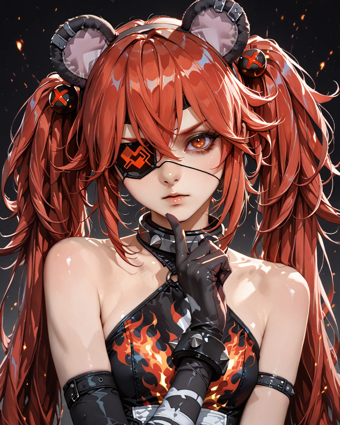 (best quality,4k,8k,highres,masterpiece:1.2),ultra-detailed,(realistic,photorealistic,photo-realistic:1.37) tsundere red haired succubus with a disgusted look on her face, long tail, horns, leotard outfit, beautiful, modern day city, night time, 