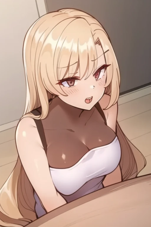 nsfw:1.5,((masterpiece, Highest quality)), Miyako, One girl, alone, chest, 前hair, jewelry, big_chest, gold hooped earrings, Mole, hair_behind_ear, White towel , bathing, Wet, sweating, blush, wearing towel, View your viewers, Entrance, garden, whole body、Put your hands on your hips, Selfie, strawberry-blonde hair, Red eyes、Showing off her nipples:1.5、自分のchestを自分で掴んでいる:1.2