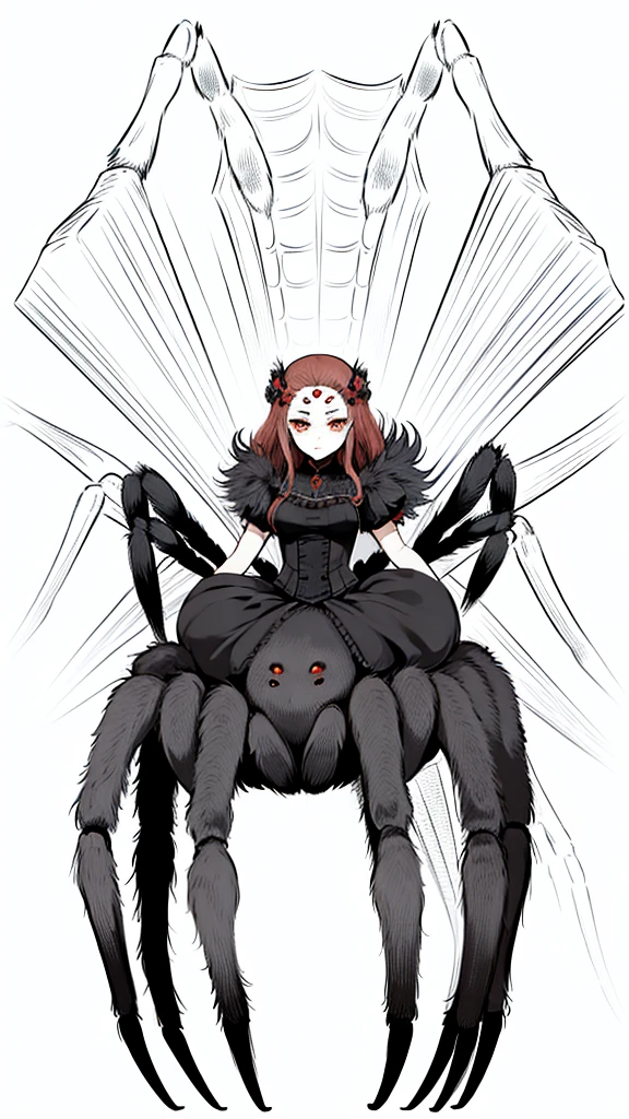 <lora:arachne-1_arachne-2--retro_ham_avas_jun_rifl--09-01:1.2>, 

(arachne:1.2),

 full body, 

1boy, 1girl, 4koma, comic, dog tags, long hair, monochrome, sweatdrop