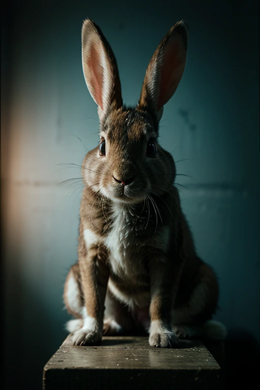 an concept art of alchemic element - European Brown Hare (Lepus europaeus): A medium-sized mammal with long ears and long hind legs, enabling it to reach impressive speeds when evading predators. The fur varies in color from brown to gray, with a white underside for effective camouflage in open fields. The camera's angle frames the subject in a way that unveils its essence, unveiling secrets that lie within its form. Shadows and highlights create a harmonious symphony, revealing an extraordinary interplay of light and darkness, unveiling layers of depth that leave us captivated., on table, rim lights, digital art, focus on subject, duch angle, clsoe shot, closeup, focus on material and structure, masterpiece, ultrasharp, intricated details