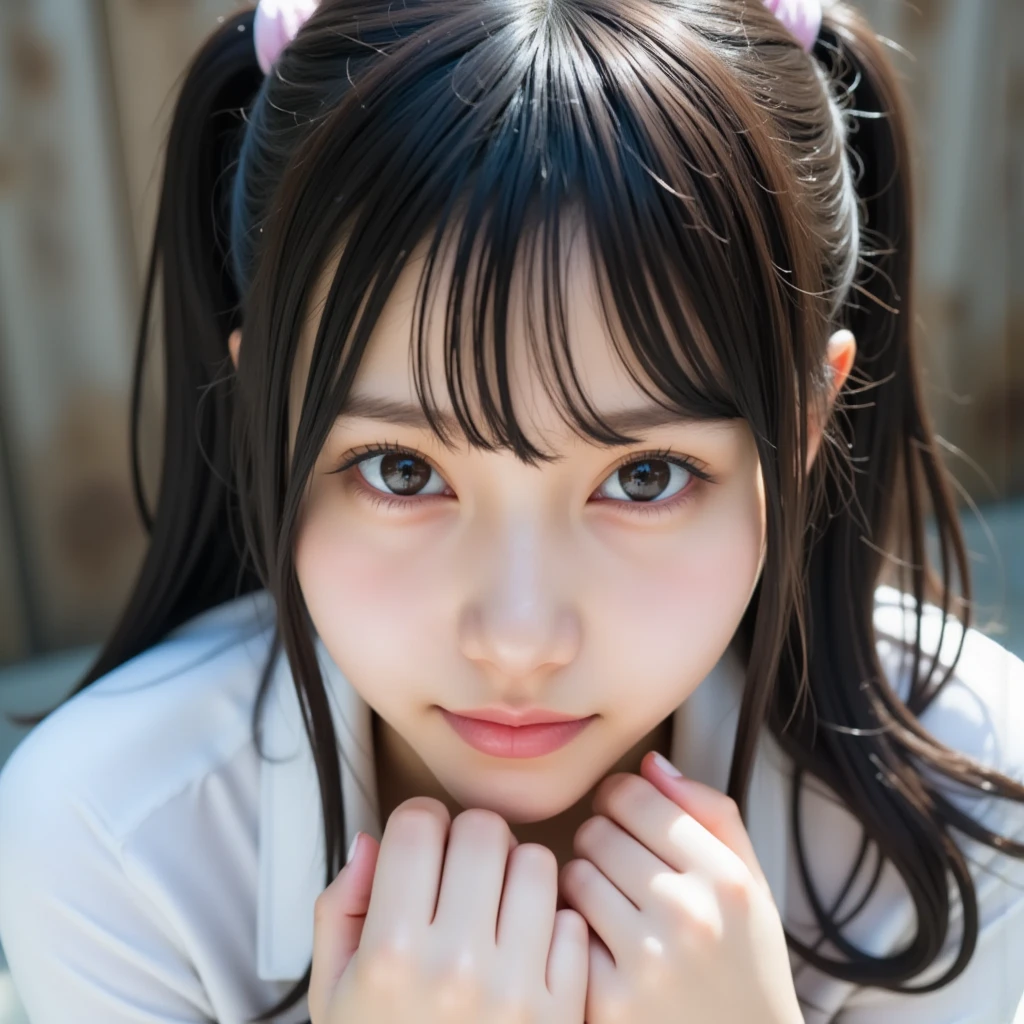 8k、cute、Adult Girls、detailed、Braid your hair in an intricate way、Looking into the camera、((software: 1.4)),((detailedな顔, Professional photography)), Providing sexual services
