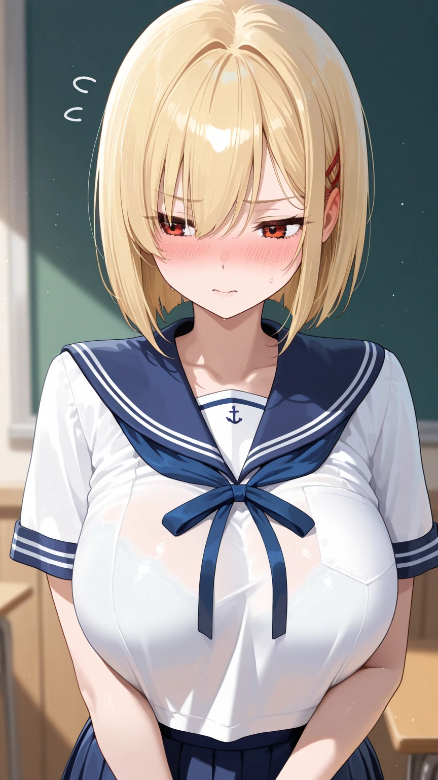 Very hot Nodokaharamura, Nodoka haramura, olhos azuis, hairbow, cabelos longos, cabelo rosa, arco,
Saia azul quebrar, Uniforme very hot escolar Kiyosumi, saia plissada, Uniforme escolar, Serafuku, saia,
quebrar olhando para o espectador,
ARROMBAMENTO dentro de casa, sala de aula,
quebrar (master part:1.2), best quality, high resolution, Unity 8k papel de parede, (illustration:0.8), (belos olhos detalhados:1.6), Rosto extremamente detalhado, perfect lighting, CG extremamente detalhado, (perfect hands, anatomia perfeita),