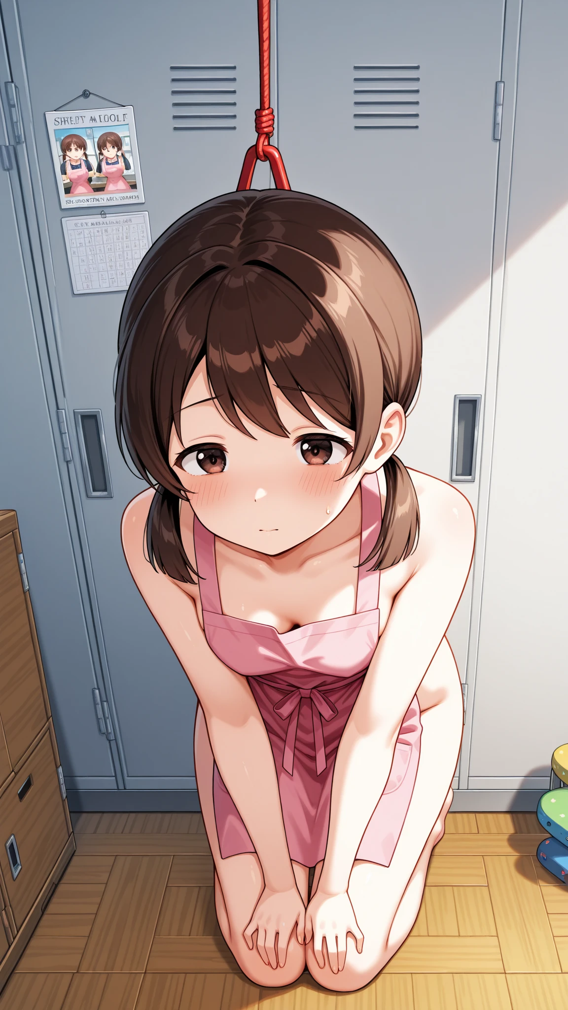 (((pixel perfect, detail perfect))), alone, 1 girl, Misaka Mikoto, ((naked)) , bow, looking at the viewer,  open mouth, Upper body、(Breast Exposure、Nipple exposure)、（Small breasts、Small Boobs）、(((pixel perfect, detail perfect))), alone, 1 girl, Misaka Mikoto, tokiwadai , bow, looking at the viewer,, Upper body、(Breast Exposure、Nipple exposure)、((Small 、normal breasts))、cry、hot spring、Swimwear、bath、shower room、nose blush、涙
