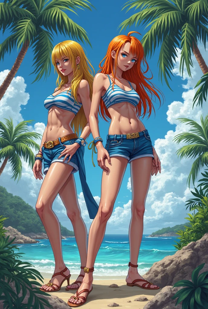 Luffy and Nami are kissing --auto