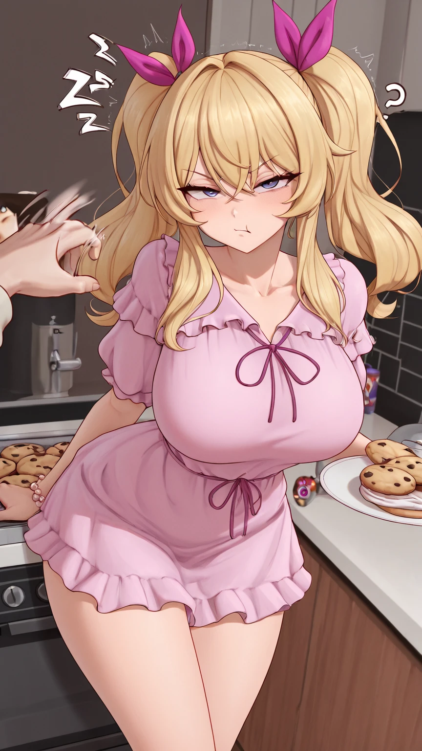 1girl,
score_9,score_8_up,score_7_up,from_anime,detailed,blush,long hair,depth of field,light,bedroom,pizza cutteran,underwear,blurry background,bra,black pajamas,pajamas,sleepy,fang,wariza,thai text,sweat,artist name,official alternate costume,breasts,shirt,solo,:d,indoors,pizza,panty straps,meme,black bra,very long hair,on bed,lace trim,eating,drooling,looking at viewer,large breasts,open mouth,sitting,closed eyes,lace-trimmed bra,purple eyes,mouth drool,blurry,zipper pull tab,food,unzipped,black hair,smile,snake cutout,purple nails,sleeping,cleavage,saliva,pizza box,pizza slice,character doll,twitter username,