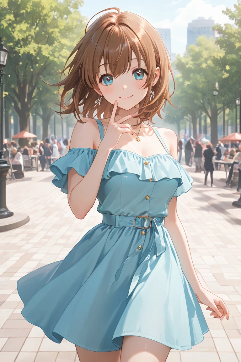 Official art using high-quality hand-drawn watercolor sketch techniques. (best quality,4k,8k,highres,masterpiece:1.2),ultra-detailed,beautiful detailed eyes,A girl with beautiful eyes, everyone, beautiful anime girl, cute anime girl, smooth anime art, anime style, elegant colors, soft lighting, delicate beautiful eyes, very coquettish, (beautiful large breast:1.2), (correct hands:1.2),