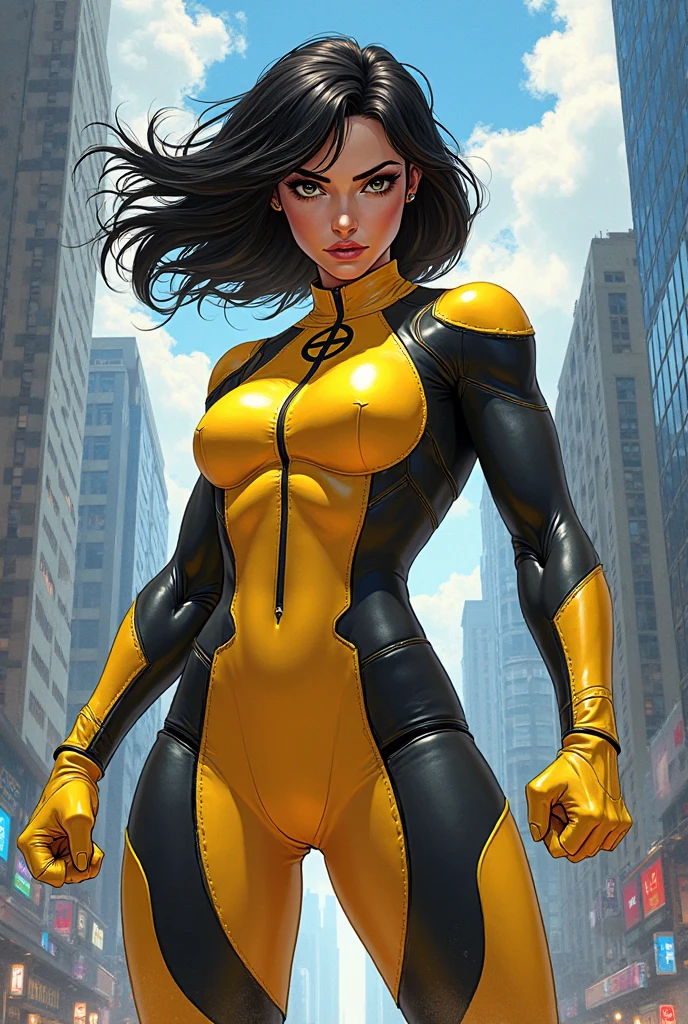 1female,41 years old,MILF,A MILF,mature,plumw,extremely large bosom ,Pornographic exposure, solo,(Background with:stadio) She has short black hair,bobo head,Station,seen from the front, hair straight, mostly cloudy sky,(((tmasterpiece),(Very detailed CG unity 8K wallpaper),best qualtiy,cinmatic lighting,detailed back ground,beatiful detailed eyes,Bright pupils,(Very fine and beautiful),(Beautiful and detailed eye description),ultra - detailed,tmasterpiece,)),facing at camera,A high resolution,ultra - detailed),revealing breasts,Bare genitalia, Bulge,legs are open,Raised sexy,Camel toes,Flushed complexion,Open-mouthed,frontage,us airforce,Aviator,(Wearing:Track and field suits,Black pantyhose)Superman uniform