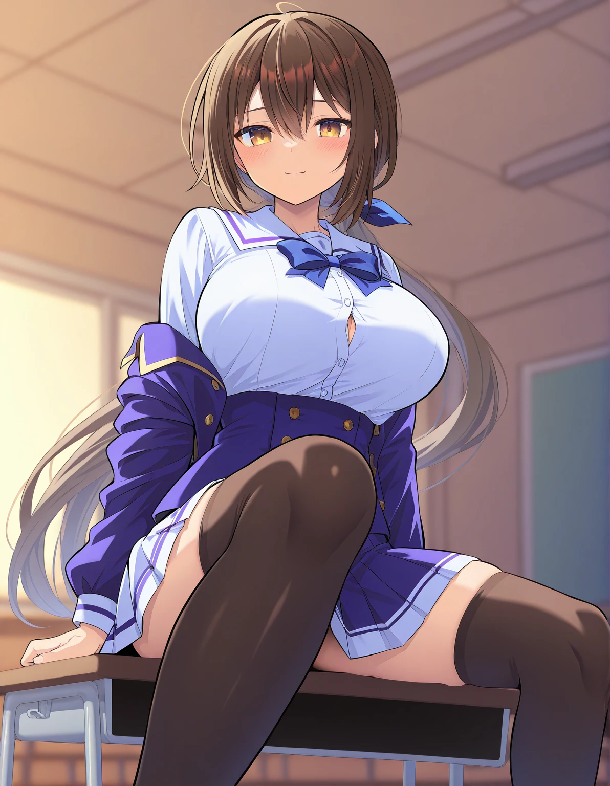 (masterpiece, Highest quality:1.2), One girl, Alone, Long hair in twin tails, Both sides up, Sweat, hot, Hot body, Heavy breathing, hot視線, 白い生地の布はSweatで濡れて透けている, Open shirt,
Big Breasts, 服や下着のFrom above判るほど硬く尖って勃起した乳首と濡れて開いた膣の穴, (((She was only wearing a bra and a blue and white striped bikini like a micro bikini.))), (((She is not wearing any underwear., Or undressed))), (((I never wear pants or hot pants))),
(((She spreads her legs wide open to reveal her wet vaginal opening and labia majora, boldly spreading them wide with the fingers of both hands., When I rub the clitoris and open the vaginal hole with my fingers, love juice and cream spurt out.))), Open Mouth Smile, How to talk to someone,
A secret room specially prepared for sexual satisfaction within the station building, The shelves with doors are々There are a variety of adult goods on display, including dildos and aphrodisiac lotions.,
(((服や下着のFrom above判る堅く尖って勃起した乳首))), The uniform top is only open from the lower breast to the cleavage., Open shirtでストライプビキニだけ見えている, She is wearing a pleated white miniskirt,
Heavy breathingで擦り寄ってくる, A box of tissues and several used, semen-filled condoms are scattered on a nearby desk.,
A large amount of jelly-like semen has already been bukkake'd all over her head, face, mouth, breasts and whole body.,
(((Clothed sex))),
From before, From above,
She lifts her miniskirt and removes her underwear panties to reveal her wet labia and vaginal opening., She sits on a chair, spreads her legs wide, and opens her vagina wide with her fingers., Her left hand is always either kneading her breasts or groping her wet crotch and probing her vaginal opening.,
The male staff member unzipped his pants, stood next to her, took out his monster cock and huge testicles, pointed his rod at her and let her touch it., A guy thrusts his long and thick monster cock into a wet pussy hole, Continue mating press sex with intense piston movements and a lot of ,
break indoors, break anal sex, monster cock anal sex, break (masterpiece:1.2), Highest quality, High resolution, unity 8k wallpaper, (figure:0.9), (Beautiful attention to detail:1.6), Highly detailed face, Perfect lighting, Highly detailed CG, (Perfect hands, Perfect Anatomy),