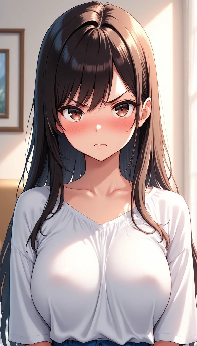 Cute , mature women, chubby cheek,realistic skin, pajama see through ??????,realistic breast, saggy breast, ?????? out,muted colours, cold lighting, pale white skin, mature women,black hair, long hair, (hair over one eye:1.4), Messy hair,straight hair,hair between eyes ,sleepy eyes ,beautiful,pucker lips,charm,pubic hair pussy,dense pubic hair, cute shy blush on 