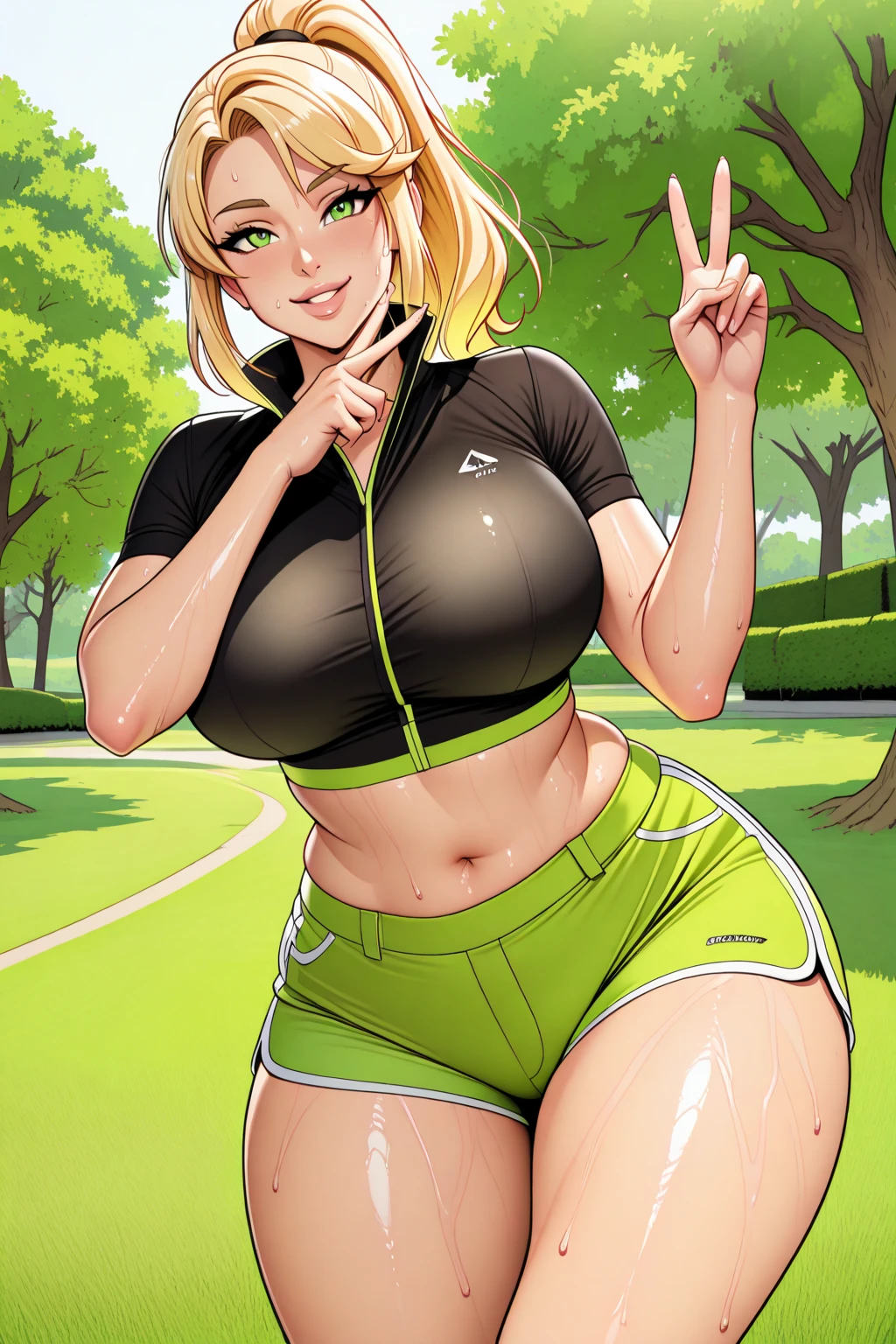 (masterpiece), (best quality), 1girl, (perfect face:1.2), (beautiful face:1.2), platinum blonde hair, happy, light smile, looking at viewer, pose,
best picture quality, masterpiece, 4K, high quality, one cool adult woman. The woman has brown hair. Her hair is straight, long hair, bangs, side-swept. Long slit eyes, green eyes,
Model like beauty, perfect proportions. Perfect legs. Perfect arms. Tank top, navel-grazing look, hot pants. High heels.
A woman is grassy meadow. Silk underwear. Full body. Perfect hands and legs. Beautiful body, beautiful legs. Beautiful hands. Perfect body, perfect legs. Perfect hands. Cowboy shot
Woman's sweaty, wet, scantily clad, visible breasts and erect nipples. Sweat is soaking through.
The woman blushes and smiles mischievously.
One cool adult woman and one big dog. Tank top, hot pants.
best quality, masterpiece, 4K, high quality, super high resolution, highest definition, one cool adult woman. The woman has blonde hair. Her hair is straight, bobbed,
Slit eyes, green eyes,
Model-like beauty, perfect proportions. Perfect legs. Perfect arms. Tight tank tops, navel-baring looks, hot pants. Hot pants. High heels. Anatomically correct human body, accurate, depiction of arms and, hands, accurate depiction of legs, accurate, depiction of human skeleton, sexually attractive body, sharp image quality.
(A woman is sitting in the grass in the forest with her legs wide open. She is spreading her legs wide open. Her cheeks flushed, mouth open, wailing.)(Tank top is wet and sweaty, large breasts and erect nipples are visible.
(Heck of a short skirt).
(A very short skirt).