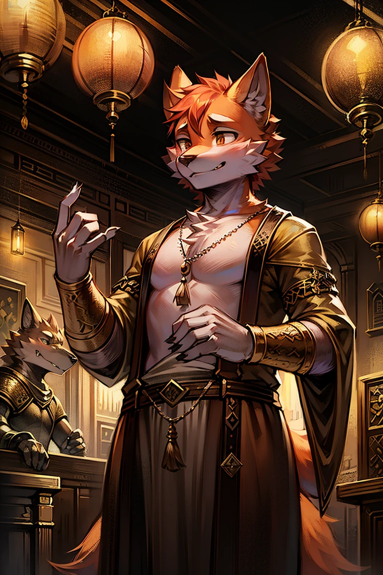 (furry:1.5),(orange fur:1.2),(sun-themed:1.2),(Roman setting),(tattoo:1.2),(160cm small body),(sexy),(sun-tattoo:1.2),(glowing tattoo),(Thai)