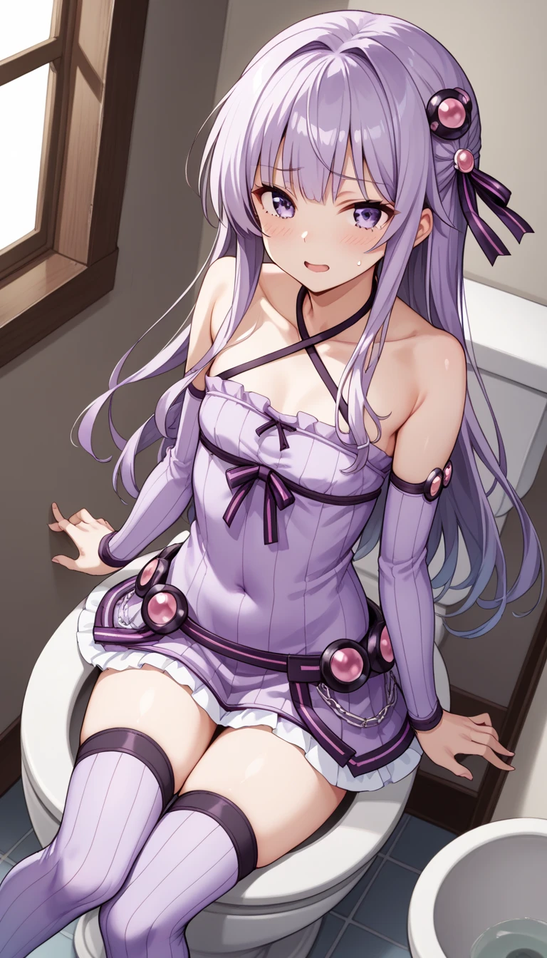 score_9, score_8_up, score_7_up, source_anime, best quality, masterpiece, purple hair, long hair, purple eyes, solo, hair between eyes, ribbon, hair ribbon, bangs, looking at viewer, collarbone, very long hair, closed mouth, twintails, black ribbon, ponytail, full body,  outfit, white backgorund <lora:Suzuka_Nagami:1>