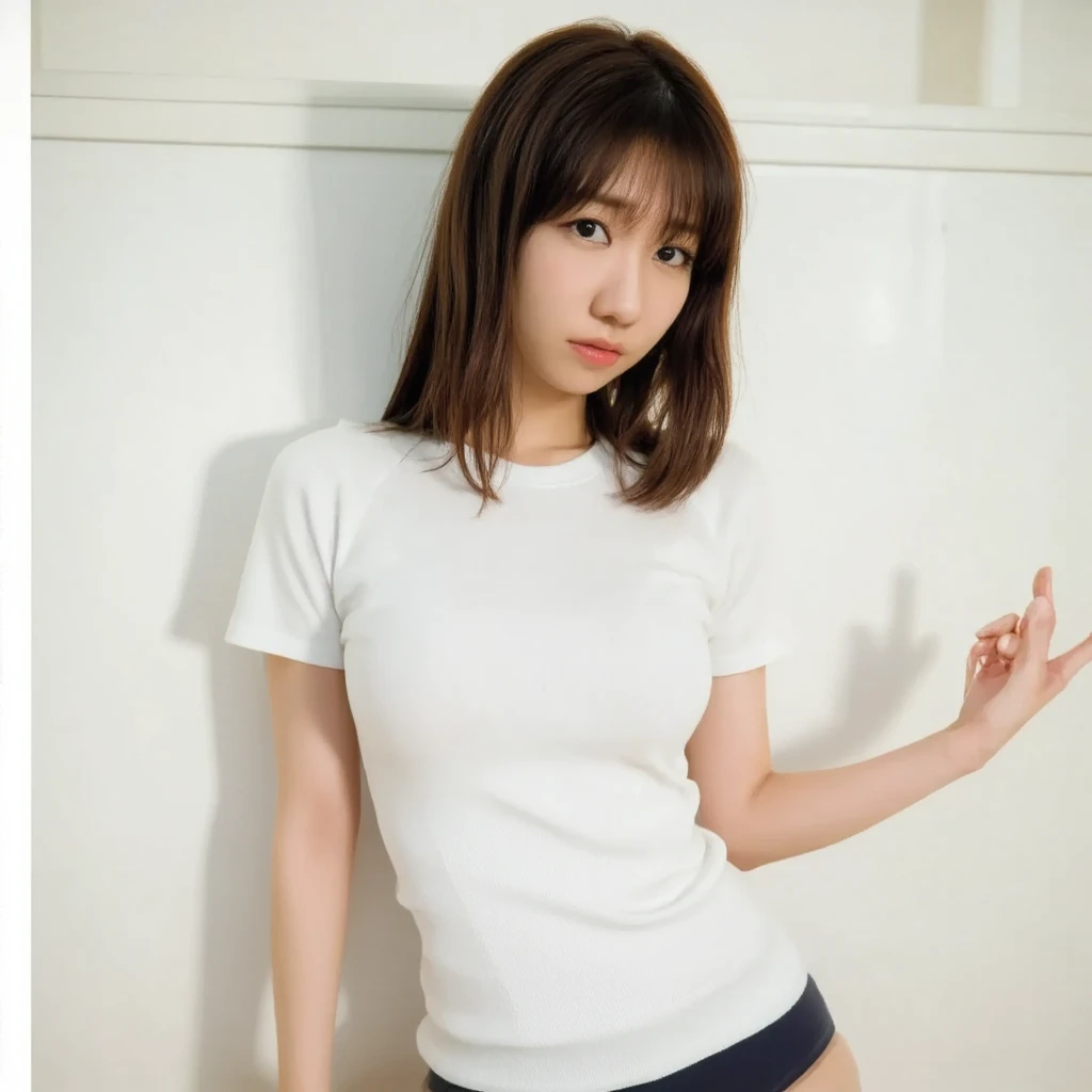 (((photorealistic))), ((realistic)), (ultra high definition), best quality, masterpiece, ray tracing, japanese female, ((super fine face)), 1 girl, cheongsam, upper body, looking at viewer, front view、legup、show her pantie、worst quality, low quality, blurry(from below:1.3)、(looking down, watching at Viewer:1.3)