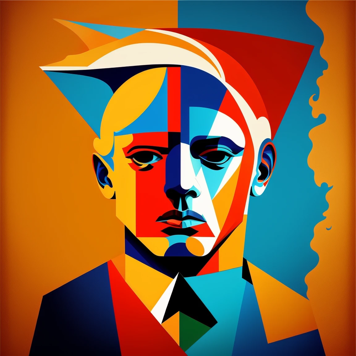 Champ，john von neumann，Marble statue of，Close-up of faces，8K，ultra - detailed