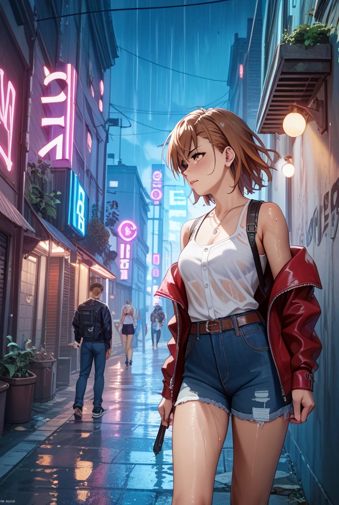 art by Hideyuki Kikuchi, Conceptual Female Dockworker, Ginger hair, Smoky Conditions, Ultrarealistic, Reflected light, Low shutter, key visual, 1girl, colorful, vivid colors, best quality, absurdres, highest quality, amazing details, 8k  <lora:add_detail:1> <lora:envybetterhandsLocon_beta2:1.5>