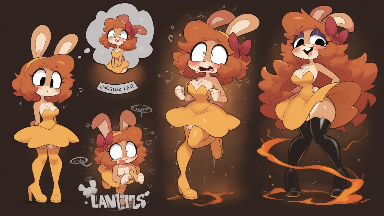 cute  girls，emoji pack，（9 emojis，emoji sheet，Align arrangement)，9 poses and expressions（mourning，amazement，having a good time，arousal，great laughter，doubt，vred，Touch your head，Sell moe, wait），anthropomorphic style，black strokes，9 different emotions，9 poses and expressions，8K