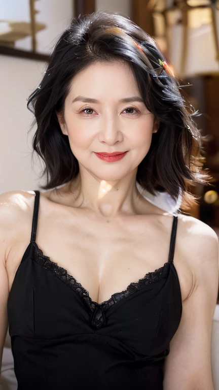((最high resolution、8K、最high resolution:1.3))、Photorealistic、Sharp Focus、high resolution、High resolution、Portrait、solo、Japanese、Middle-aged women、Beauty、Full Body Evian、47 years old、Long Hair、Wrinkles at the corners of the eyes、Poolside、Beautiful blue sky、Sexy figure、((Swimsuit、Swimsuit))、Thighs、((Thighs、Large Breasts))、Red lipstick、Blue eyeshadow、Curly Hair、Taking a shower、