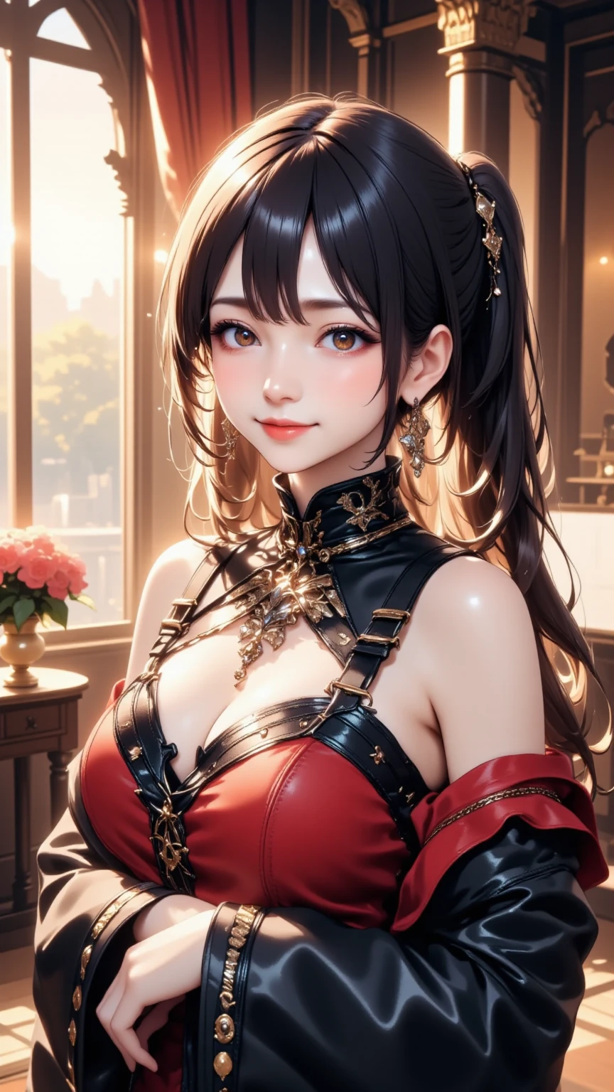（see-through shirts：1.2），（open shirt），（immensely gigantic breasts：3.0），Light Clothes，Sleeveless，massive breast，Close-up of four women posing on bed for a photo with straight breasts，Surreal full-body figure，Beautiful and delicate body and face，gorgeous figure，pony-tail，Clarity，Smile with，moaning，tease，Surreal full-body figure，Beautiful and detailed body and face，Super vista，faired skin，Bright color，Colorful clothes，Realistic style，ornate headdress，Colorful clothes，Ancient Chinese underwear，lean forwards，Transparent wedding dress